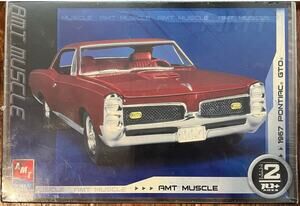 New Sealed 2006 RC2 Pontiac GTO 1967 AMT Muscle Ertl 1/25 Scale Red Model Kit